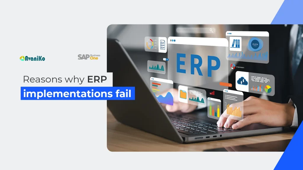 Reasons why ERP implementations fail-Avaniko